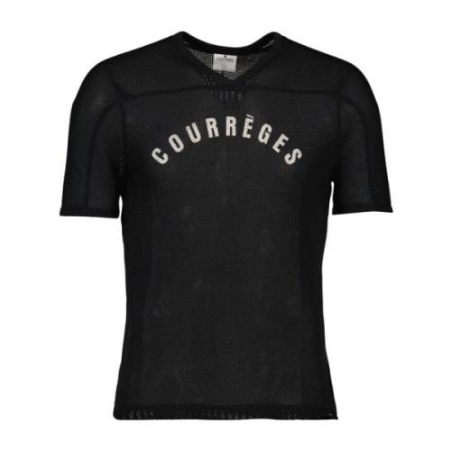 Mesh Baseball T-shirt Logo Print