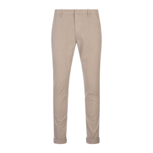 Slim Chino Bukser Hasselnød Brun