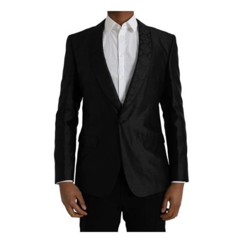 Silkeblandet Enkeltknap Blazer