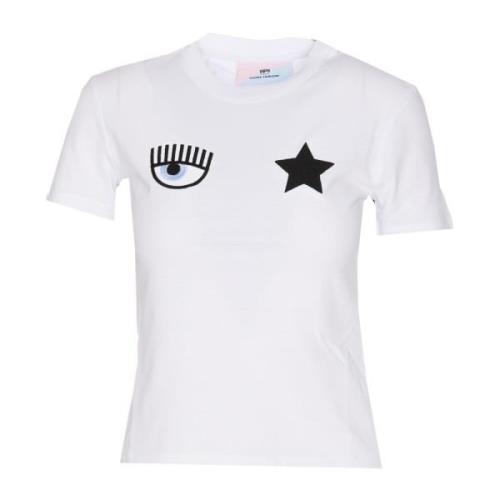 Hvid Eye Star Logo T-Shirt