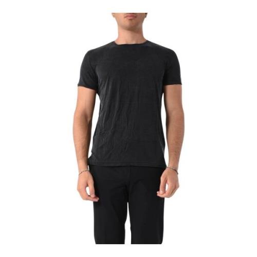 Cupro T-shirt med logo