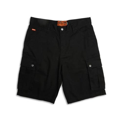 Sort Denim Cargo Shorts