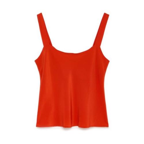 Silke Crepe De Chine Tank Top