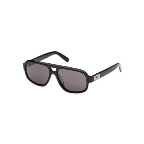 Sunglasses Squadrata Sort Glossy Stil