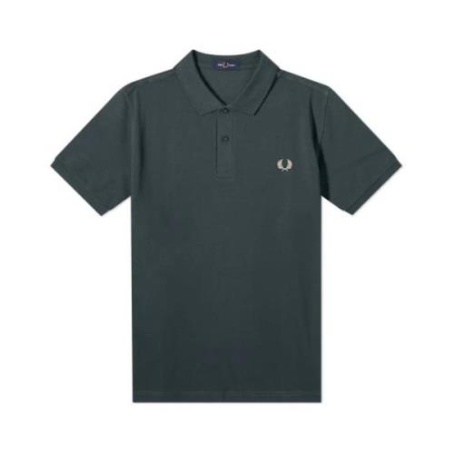 Slim Fit Plain Polo Night Green