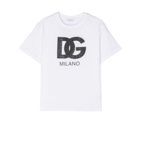 Børn Hvid T-shirt Milano Logo
