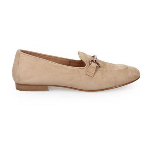 Beige Moccasin Sko