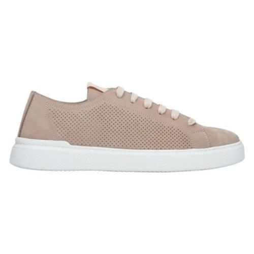 Naturlæder Beige Herresneakers til Sommeren ER00112618