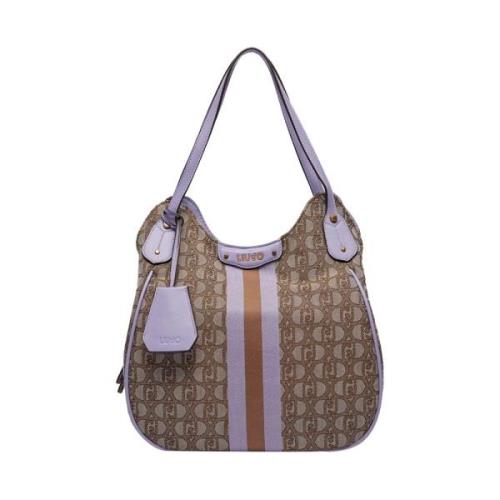 Beige Shopper Taske Elegant Funktionel