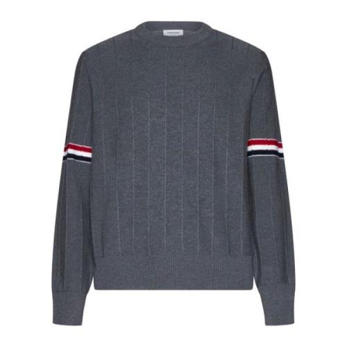 Stribet Crew Neck Sweater