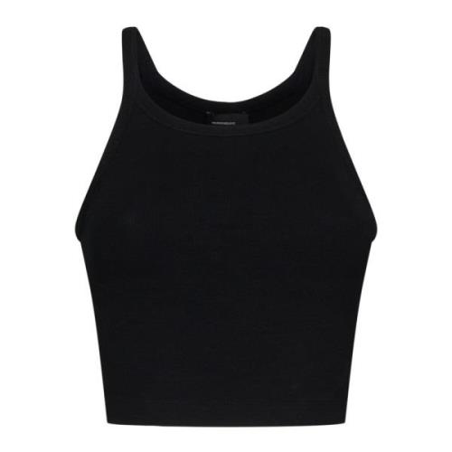 Sort Ribbet Tank Top