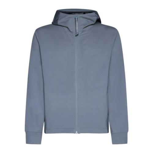 Metropolis Sweater Blå-Grå Jersey Tekstur