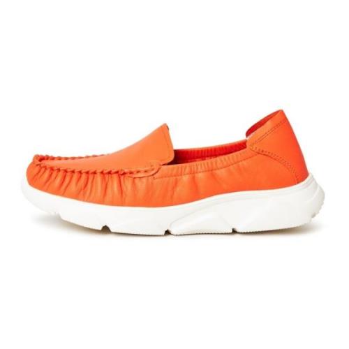 Platform Moccasins - Orange