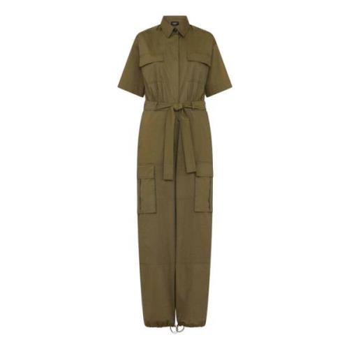 Cargo Jumpsuit i Bomuldsblanding