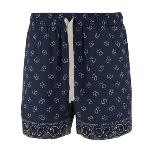 Bandana Mønster Elastisk Talje Shorts