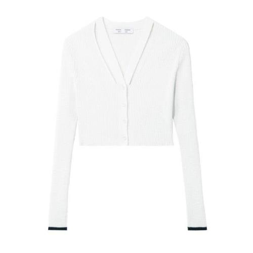 Elegant V-Hals Crop Cardigan