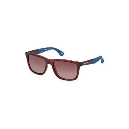 Polariserede brune solbriller Havana-stil