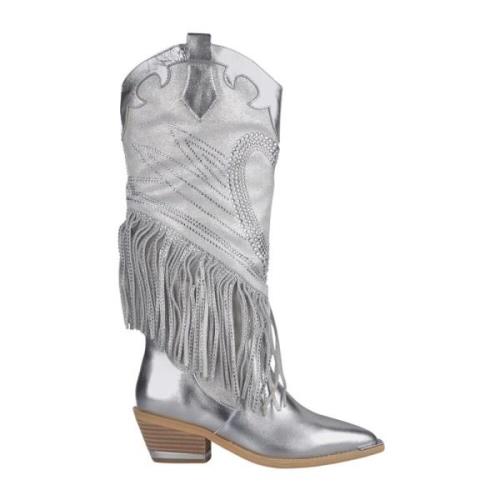 Glitrende Fringed Cowboy Boot