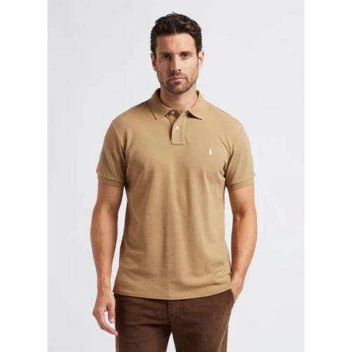 Slim-Fit Bomuld Polo Skjorte