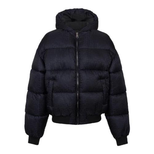 PB Labyrinth jacquard nylon puffer jakke