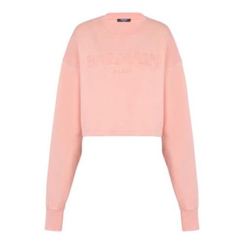 Sweatshirt med Vintage broderi