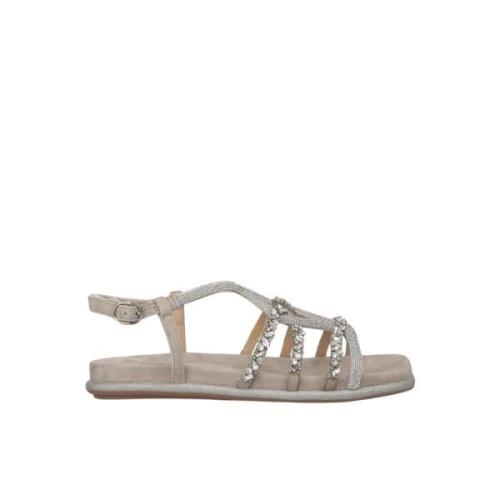 Flettede spænde sandal