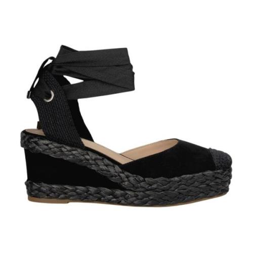 Fletlæder Kile Sandal