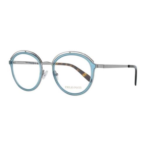 Blå Runde Optiske Briller Kvinder
