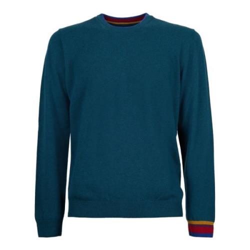 Grøn Uld Kashmir Crew-neck Sweater