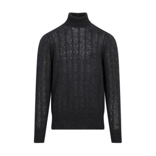 Blå Cashmere Turtleneck Sweater