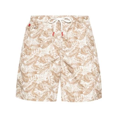 Blomstret Print Badeshorts