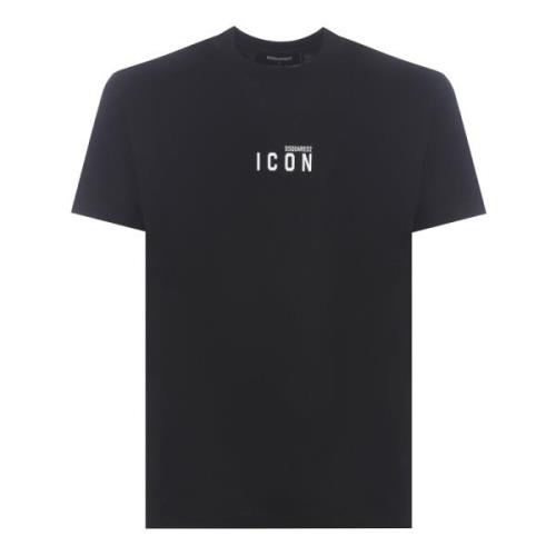 Høj kvalitet sort herre T-shirt