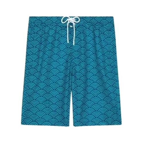 Blå Lange Boardshorts