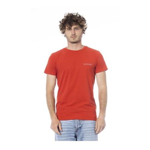 Rød Logo Print Crew Neck T-Shirt