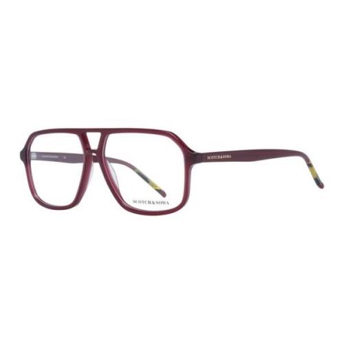 Burgundy Aviator Optiske Rammer