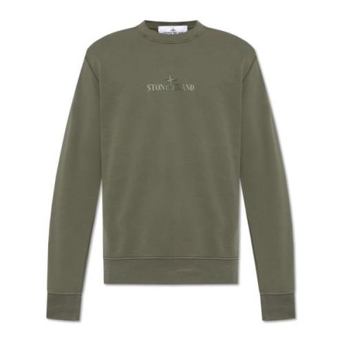 Sweatshirt med logo