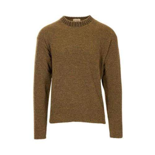 Børstet Crew Neck Sweater