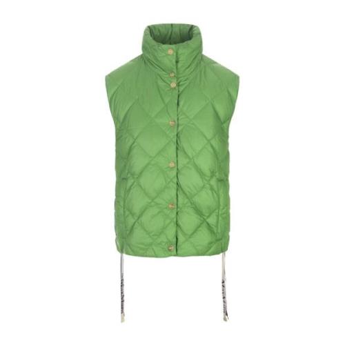 Grøn gåsedunsgilet Cube Collection