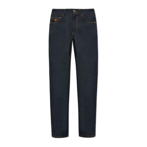 Tapered leg jeans