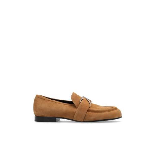 Suede loafers sko