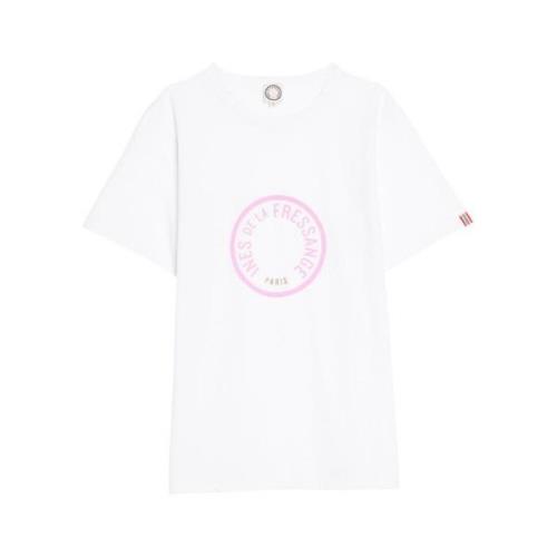 Oscar white logo pink T-shirt