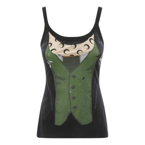 Genoprettet Flared Tank Top