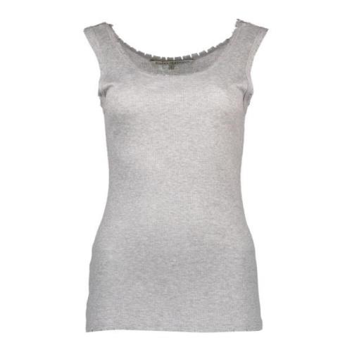 Grå Logo Tank Top Chic Stil