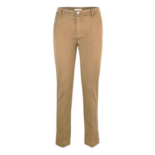 Chino Bomuld Bukser Kamel Beige