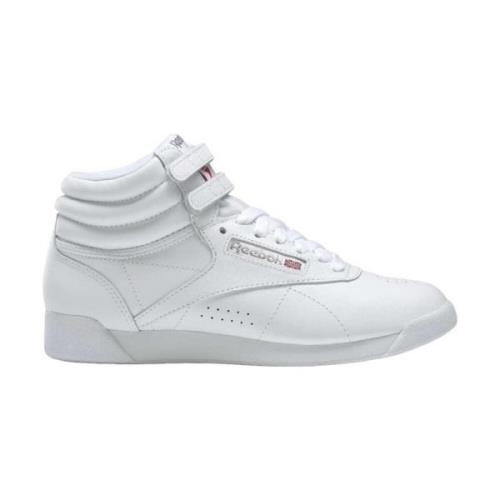 Hvid/Sølv Høje Top Sneakers