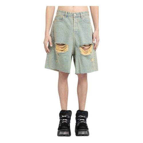 Blå Sand Ødelagte Baggy Shorts