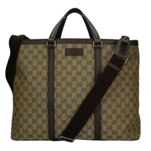 Pre-owned Canvas gucci-tasker