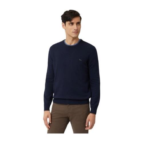 Blå Crew Neck Sweater