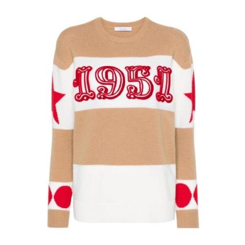 Stribet Uld-Kashmir Sweater