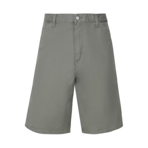 Logo Patch Bermuda Shorts Front Closure